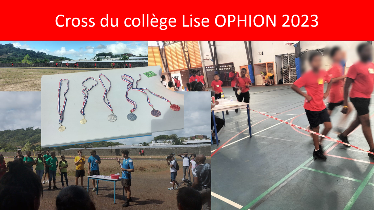 CROSS du collège Lise OPHION 2023
